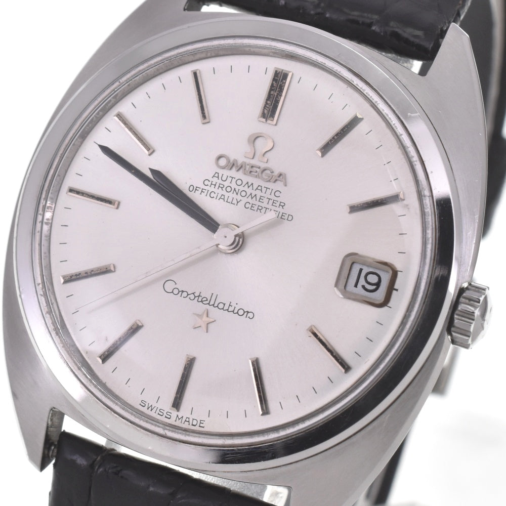 OMEGA Constellation 168.017 vintage Date Chronometer Cal.564 Silver Dial Automatic Men's
 Watch H#142365