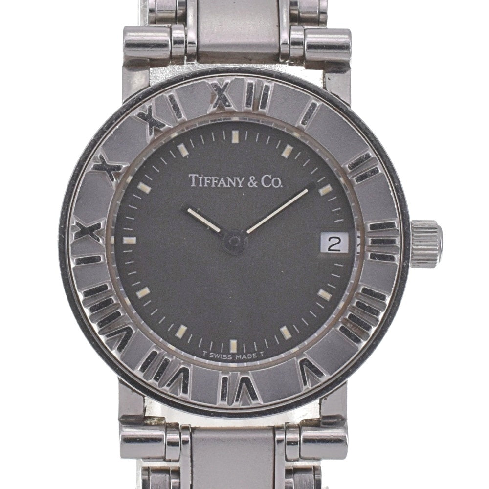 TIFFANY&Co. Atlas Round date gray Dial Quartz Ladies
 Watch G#142378