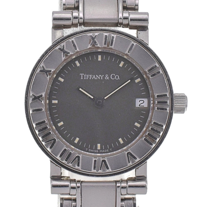 TIFFANY&Co. Atlas Round date gray Dial Quartz Ladies
 Watch G#142378