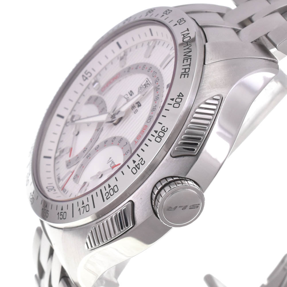 with paper TAG HEUER SLR Caliber S Mercedes-Benz CAG7011.BA0254 Silver Dial Quartz Men's
 Watch H#142386