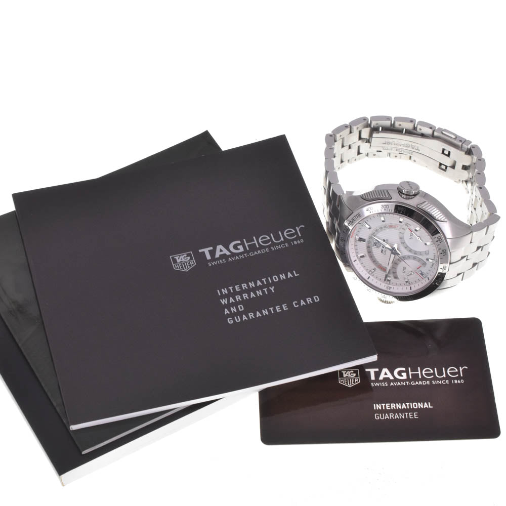 with paper TAG HEUER SLR Caliber S Mercedes-Benz CAG7011.BA0254 Silver Dial Quartz Men's
 Watch H#142386