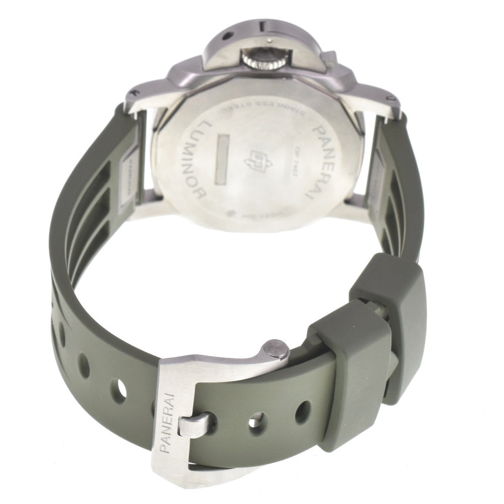 with paper PANERAI Luminor Marina Quaranta PAM01371 Small second date white Dial Automatic Men's
 Watch G#142393