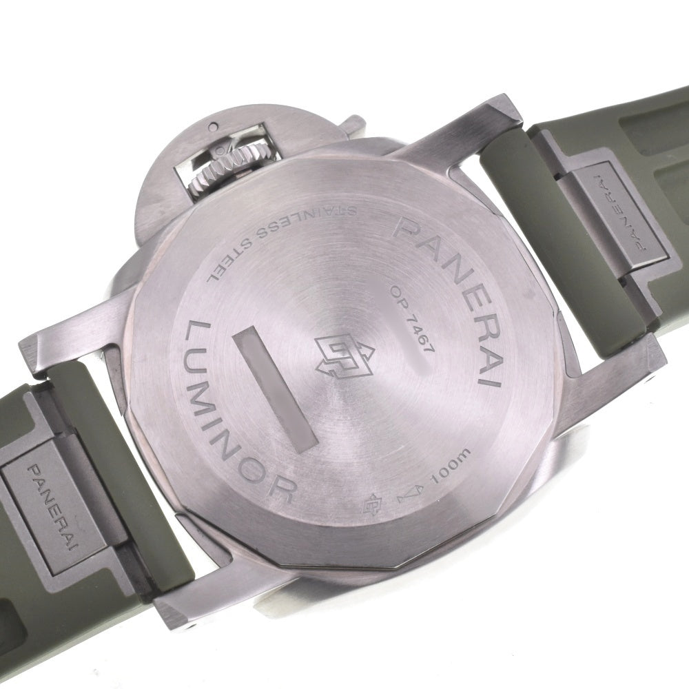 with paper PANERAI Luminor Marina Quaranta PAM01371 Small second date white Dial Automatic Men's
 Watch G#142393