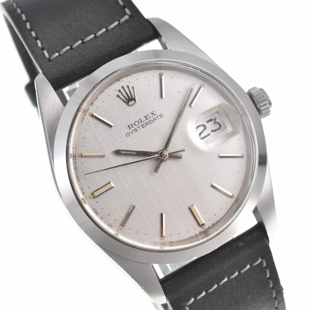 ROLEX Oyster Date 6694 vintage Cal.1225 Silver Dial Hand Winding Men's
 Watch J#142394