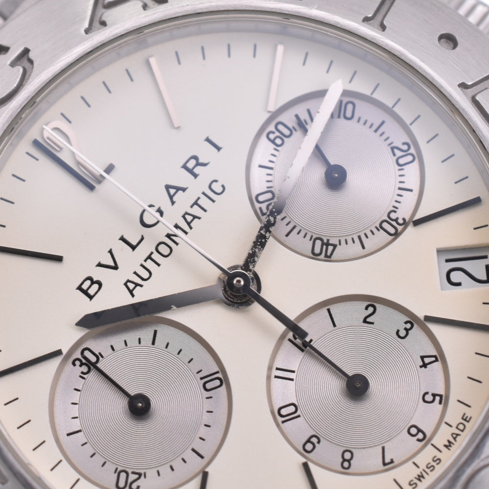 BVLGARI Diagono Sports CH35S AUTO Chronograph Date Silver Dial Automatic Men's
 Watch M#142395