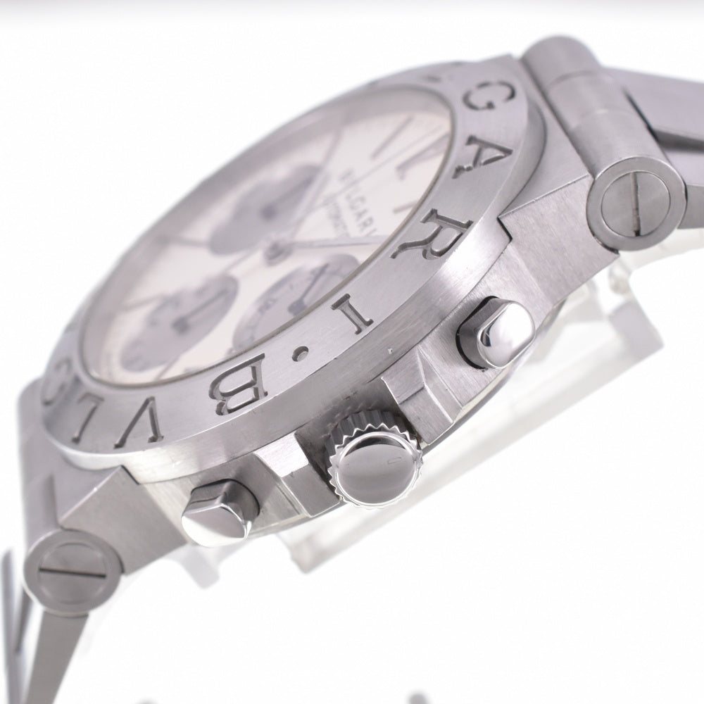 BVLGARI Diagono Sports CH35S AUTO Chronograph Date Silver Dial Automatic Men's
 Watch M#142395
