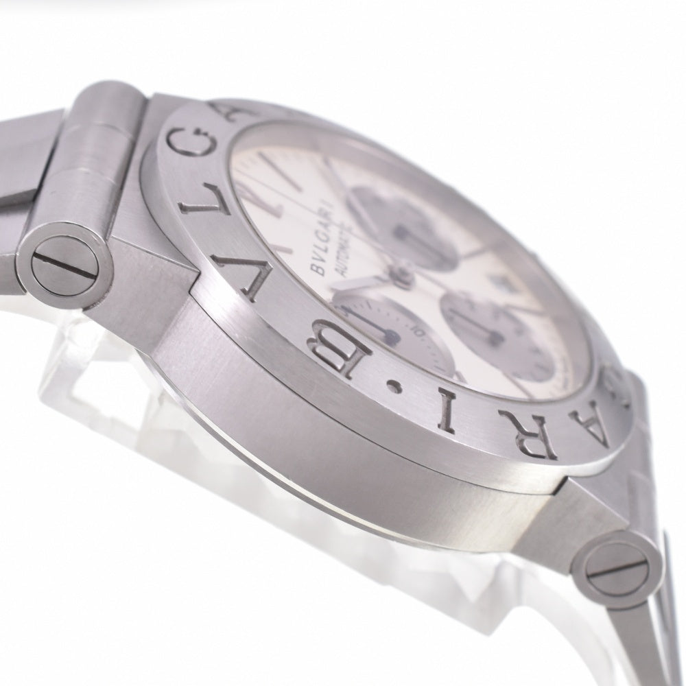 BVLGARI Diagono Sports CH35S AUTO Chronograph Date Silver Dial Automatic Men's
 Watch M#142395