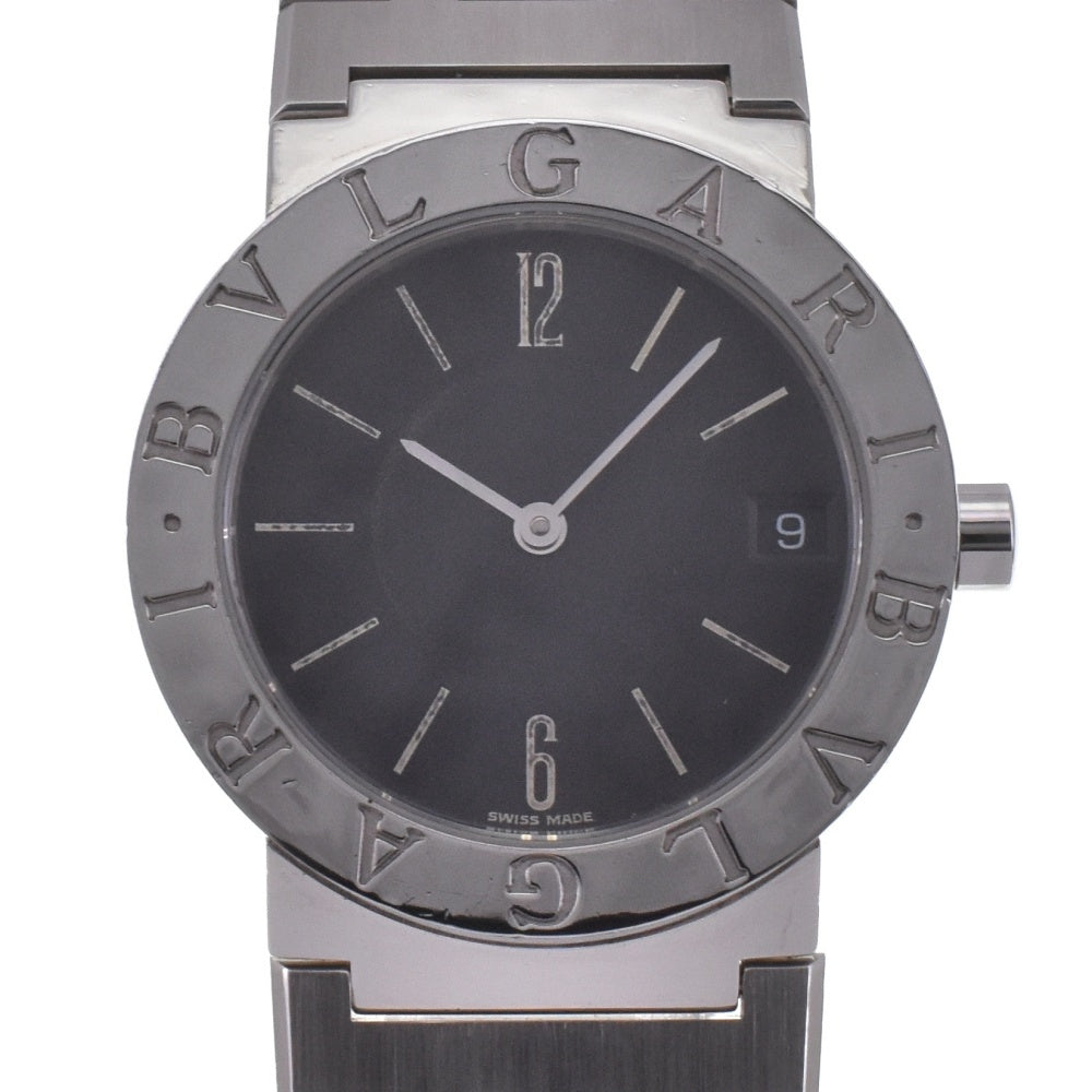 BVLGARI Bvlgari Bvlgari BB30SS Date black Dial Quartz Unisex
 Watch H#142400