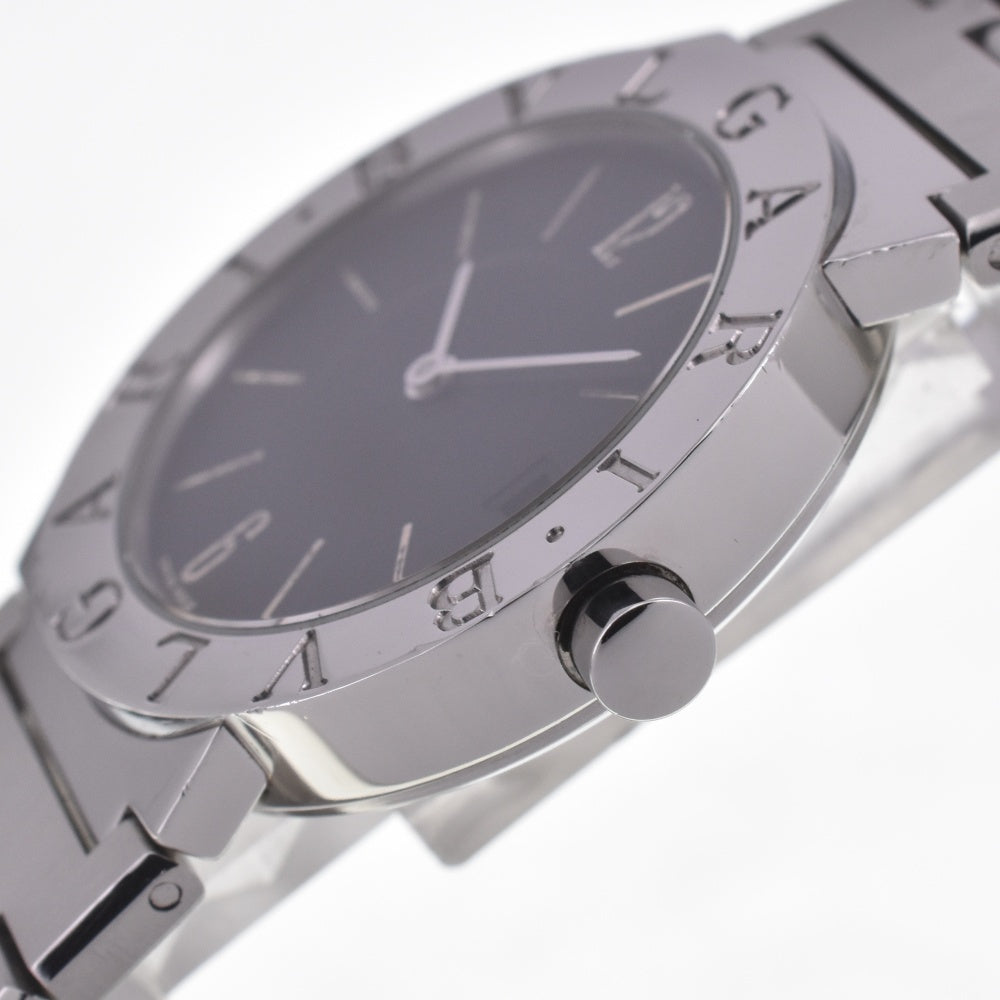 BVLGARI Bvlgari Bvlgari BB30SS Date black Dial Quartz Unisex
 Watch H#142400