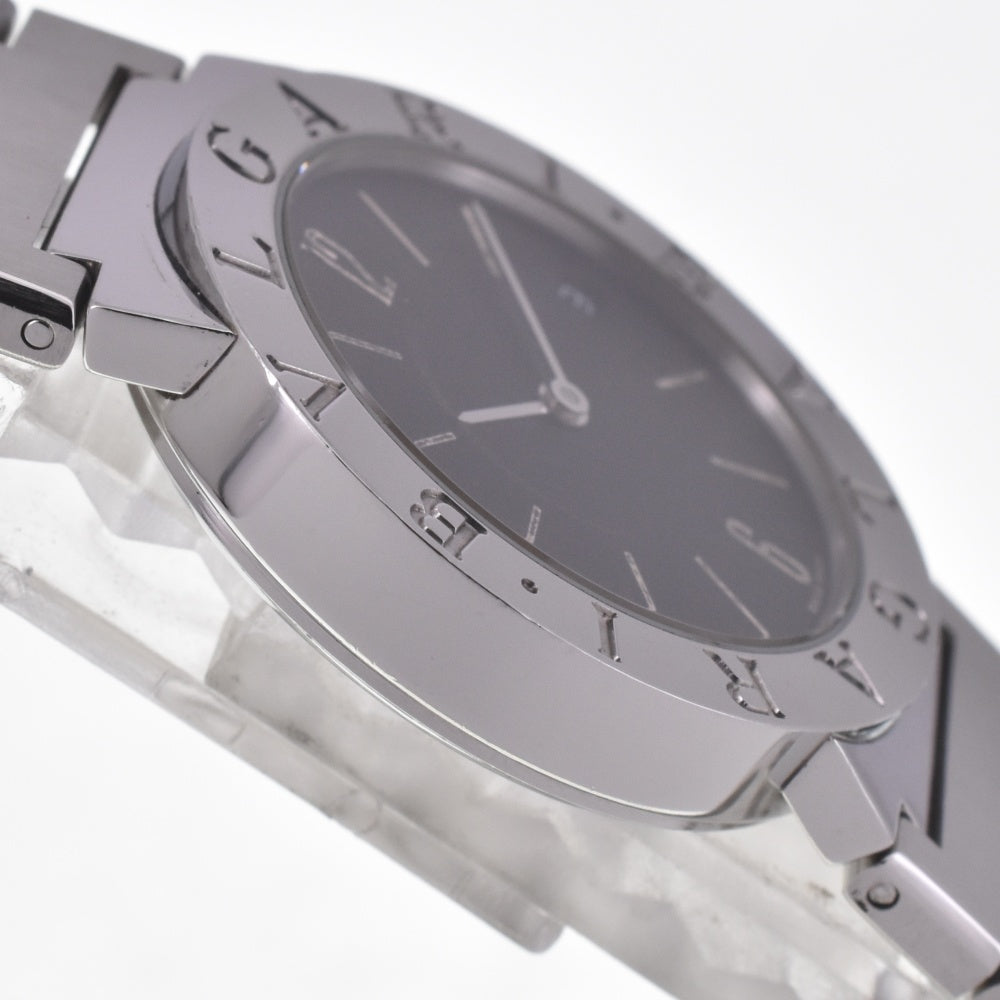 BVLGARI Bvlgari Bvlgari BB30SS Date black Dial Quartz Unisex
 Watch H#142400