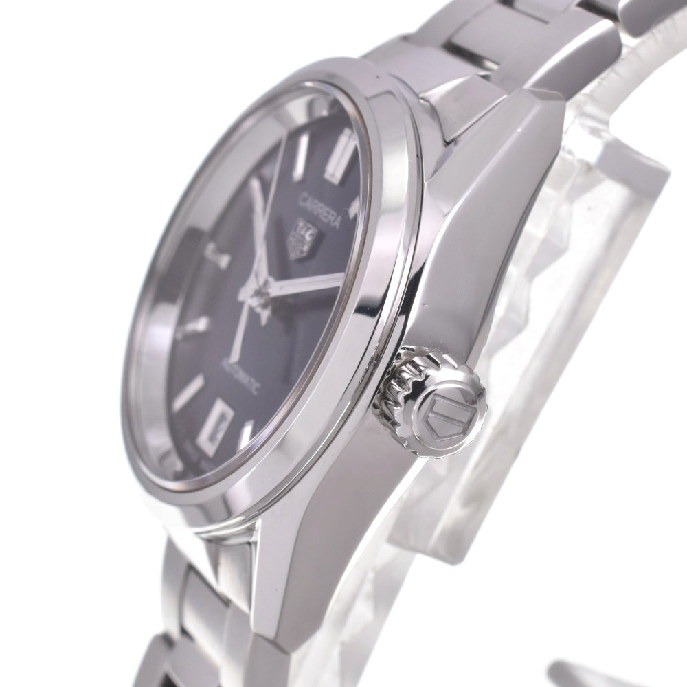 with paper TAG HEUER Carrera Caliber 9 WBN2411.BA0621 Date blue Dial Automatic Ladies
 Watch H#142412