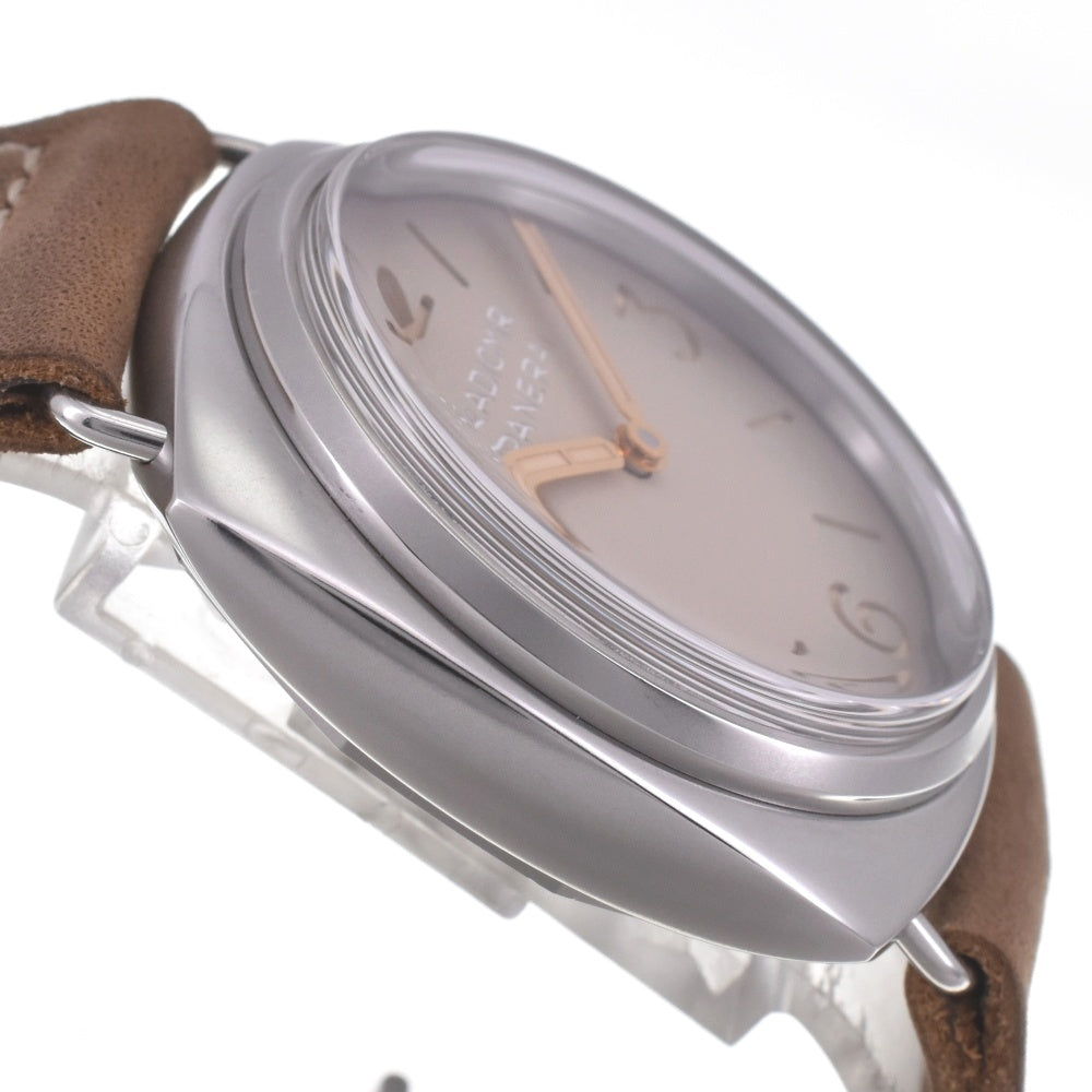 with paper PANERAI Radiomir Tre Giorni PAM01350 beige Dial Hand Winding Men's
 Watch G#142413