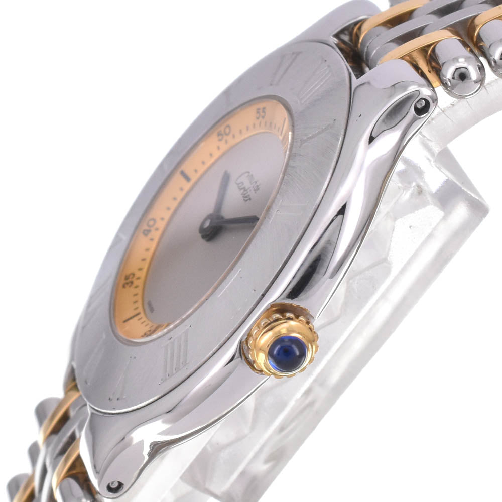 CARTIER Must21 Vantian W10074F4/1330 Silver Dial Quartz Unisex
 Watch H#142427