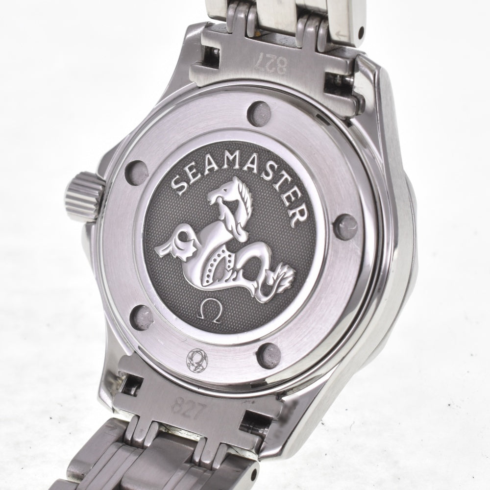 with paper OMEGA Seamaster Professional 300 m 2224.80 Date blue Dial Quartz Ladies
 Watch H#142428