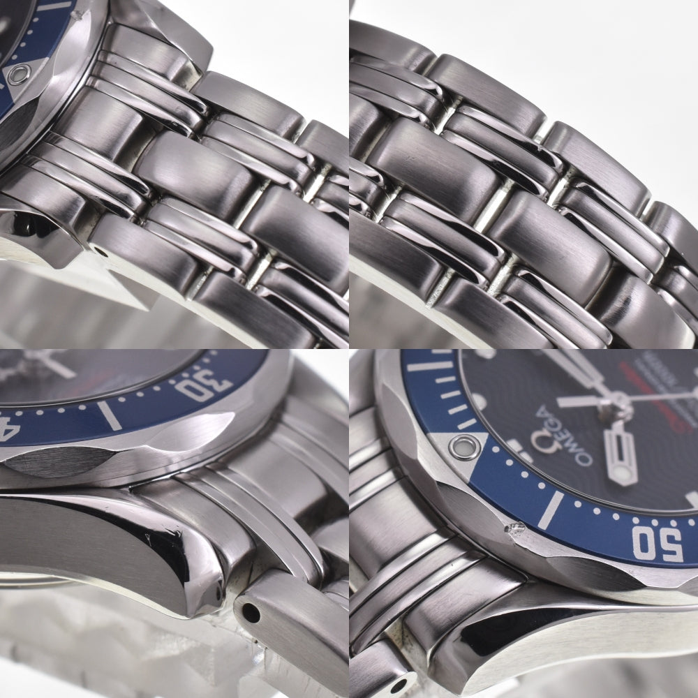 with paper OMEGA Seamaster Professional 300 m 2224.80 Date blue Dial Quartz Ladies
 Watch H#142428