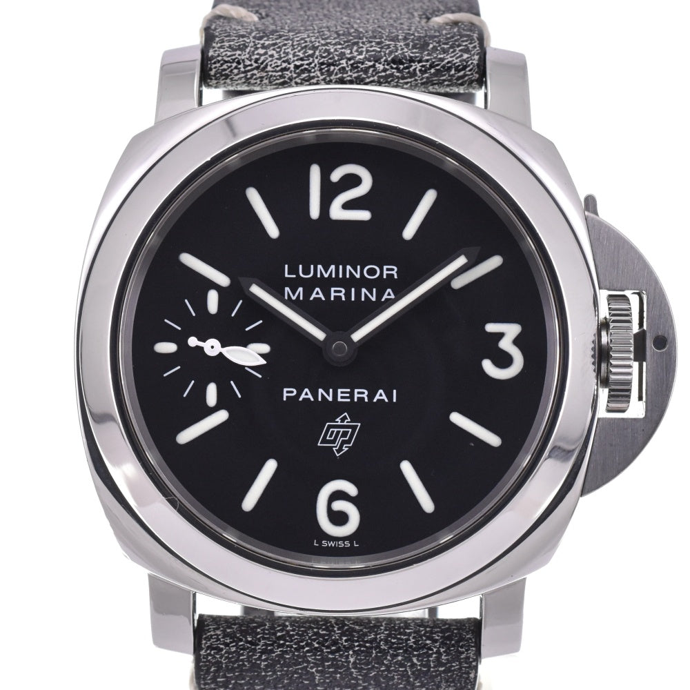 with paper PANERAI Luminor Marina logo PAM00005 Small second black Dial Hand Winding Men's
 Watch M#142433