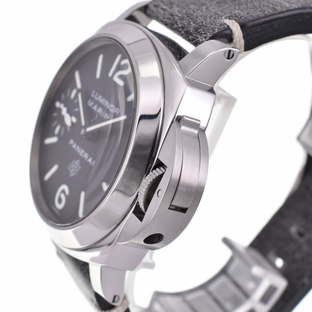with paper PANERAI Luminor Marina logo PAM00005 Small second black Dial Hand Winding Men's
 Watch M#142433