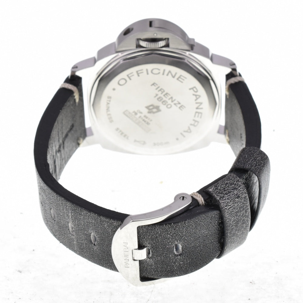 with paper PANERAI Luminor Marina logo PAM00005 Small second black Dial Hand Winding Men's
 Watch M#142433