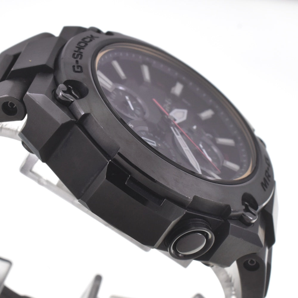 with paper CASIO G-SHOCK MR-G MRG-B1000B-1AJR black Dial Radio Sync Solar Men's
 Watch H#142438