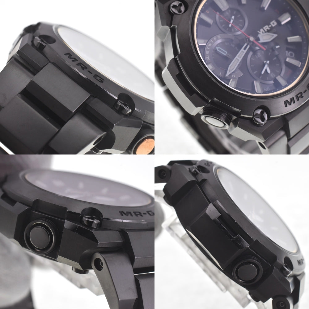 with paper CASIO G-SHOCK MR-G MRG-B1000B-1AJR black Dial Radio Sync Solar Men's
 Watch H#142438