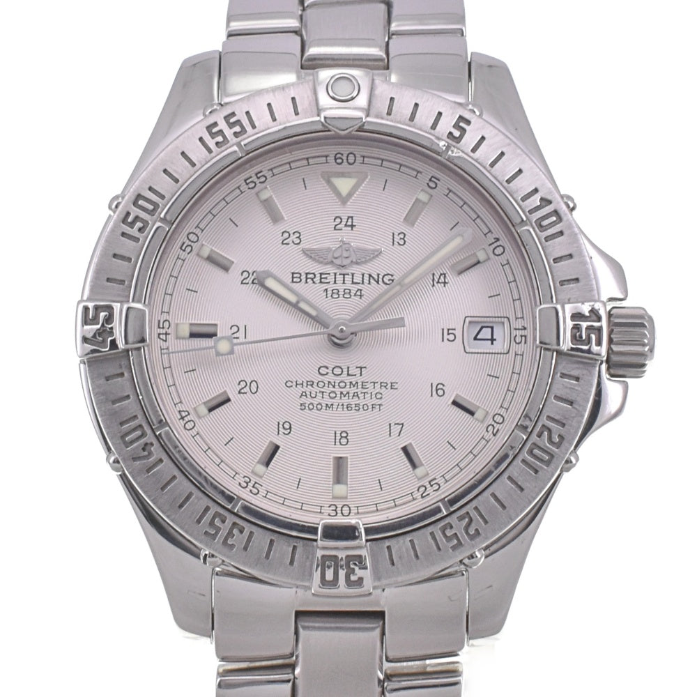 BREITLING Colt Ocean A17350 Date Silver Dial Automatic Men's
 Watch H#142444