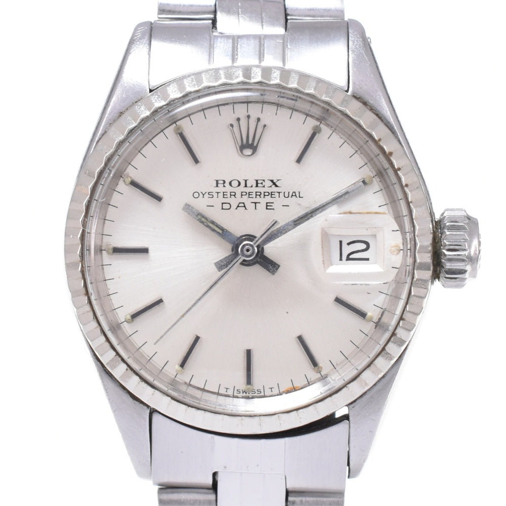 ROLEX Oyster perpetual 6517 vintage Cal.1161 Silver Dial Automatic Ladies
 Watch M#142450