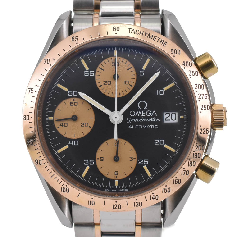 OMEGA Speedmaster 3316.50 Chronograph Date Stainless Steel/K18RG Black / rose gold Dial Automatic Men's
 Watch J#142453