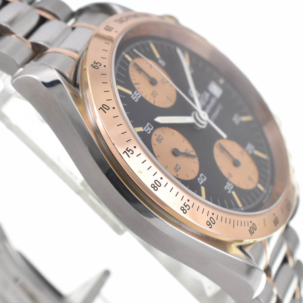 OMEGA Speedmaster 3316.50 Chronograph Date Stainless Steel/K18RG Black / rose gold Dial Automatic Men's
 Watch J#142453