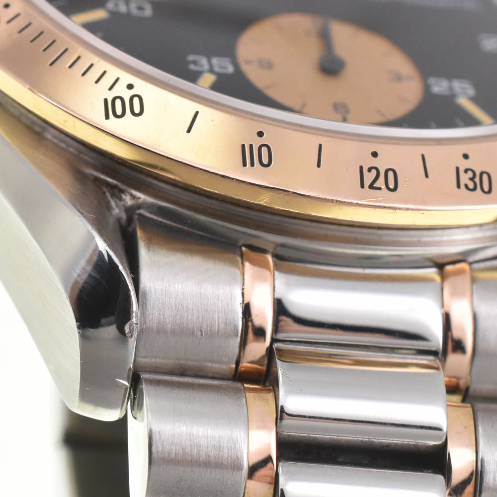 OMEGA Speedmaster 3316.50 Chronograph Date Stainless Steel/K18RG Black / rose gold Dial Automatic Men's
 Watch J#142453