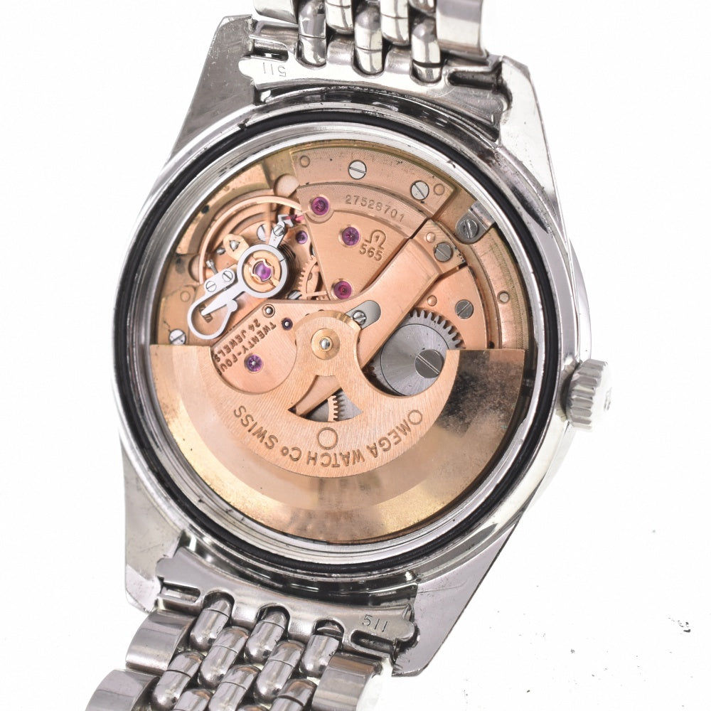 OMEGA Seamaster Ref.166.010 vintage Cal.565 Date Silver Dial Automatic Men's
 Watch M#142456