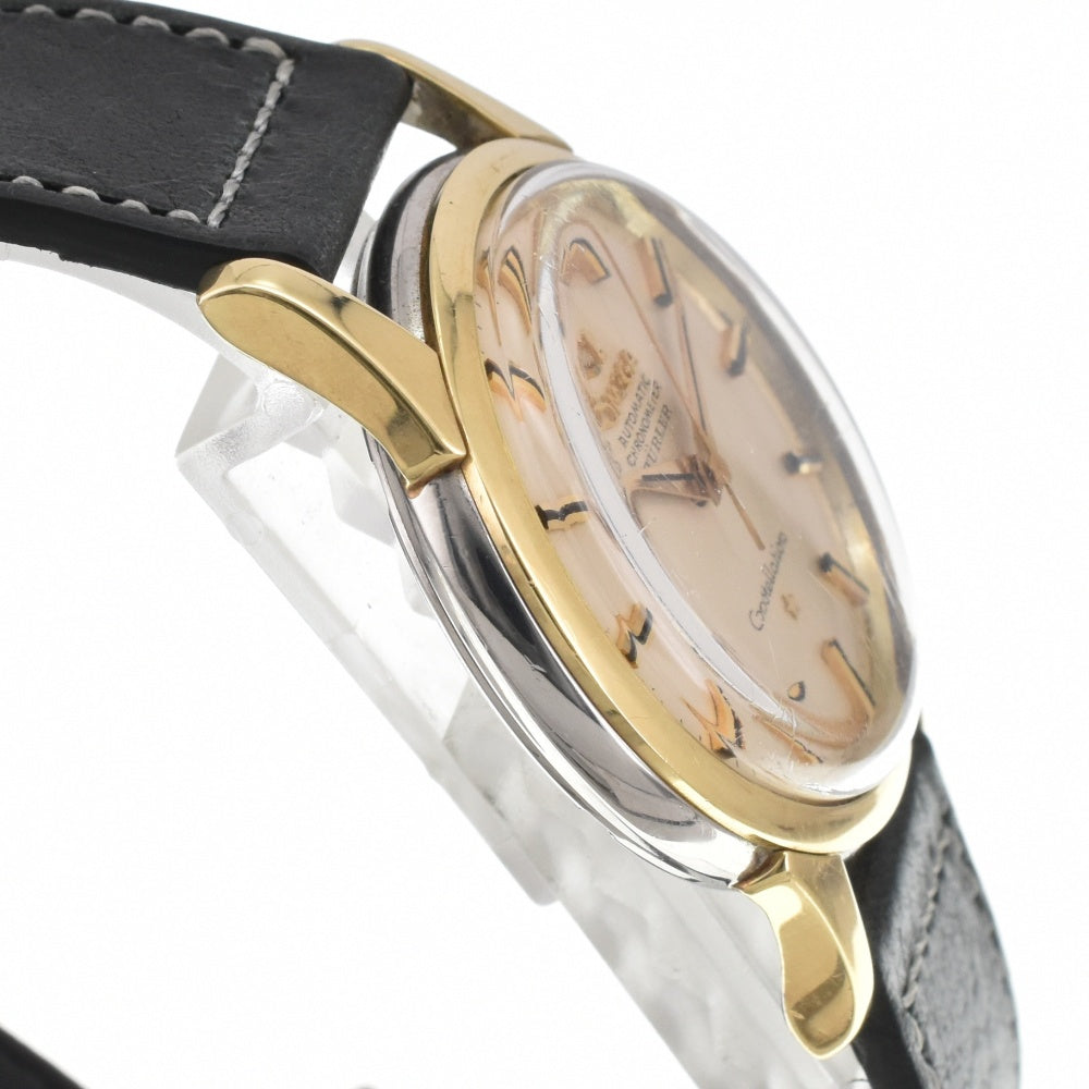 OMEGA Constellation Turler W-name 14381 vintage Cal.551 Gold Cap Silver Dial Automatic Men's
 Watch Z#142457