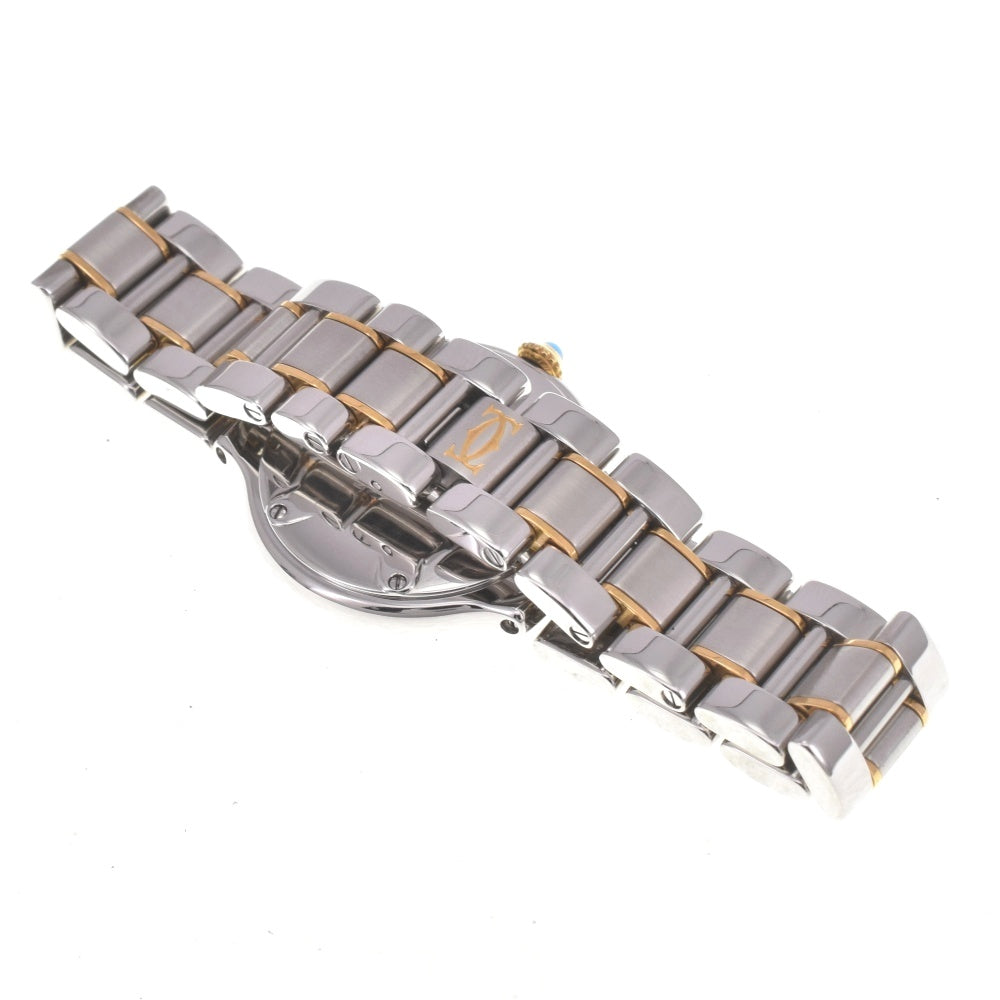 CARTIER Must21 Vantian W10075R6/1340 Stainless Steel/Gold Plated Silver Dial Quartz Ladies
 Watch I#142459