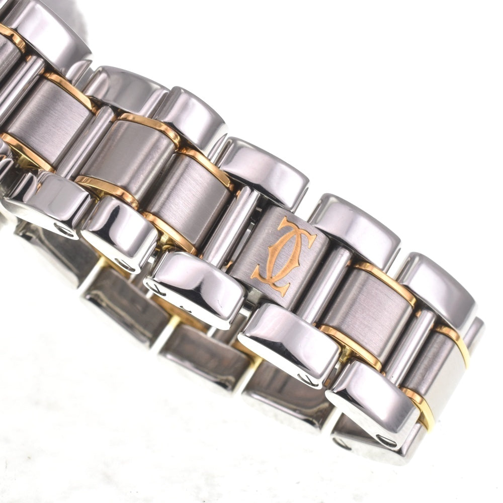 CARTIER Must21 Vantian W10075R6/1340 Stainless Steel/Gold Plated Silver Dial Quartz Ladies
 Watch I#142459