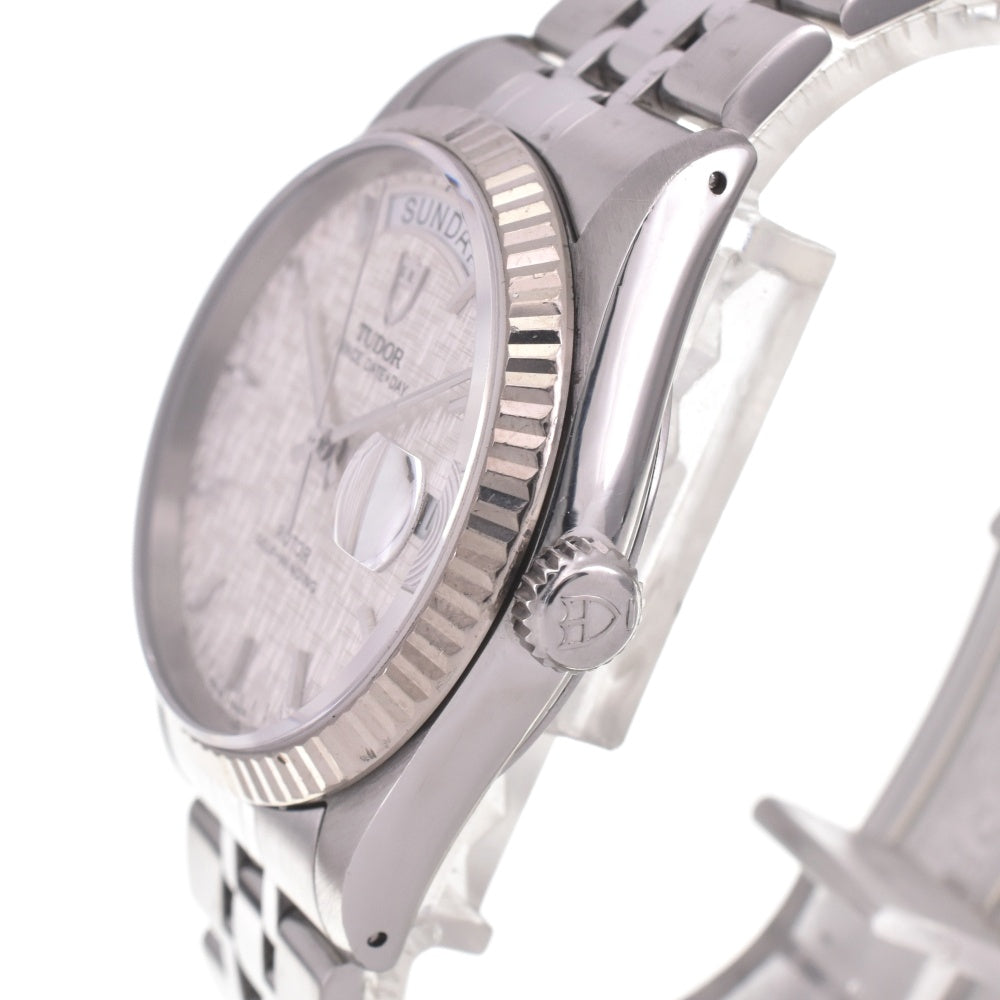 TUDOR Prince Day Date 76214 mosaic dial Silver Dial Automatic Men's
 Watch I#142462