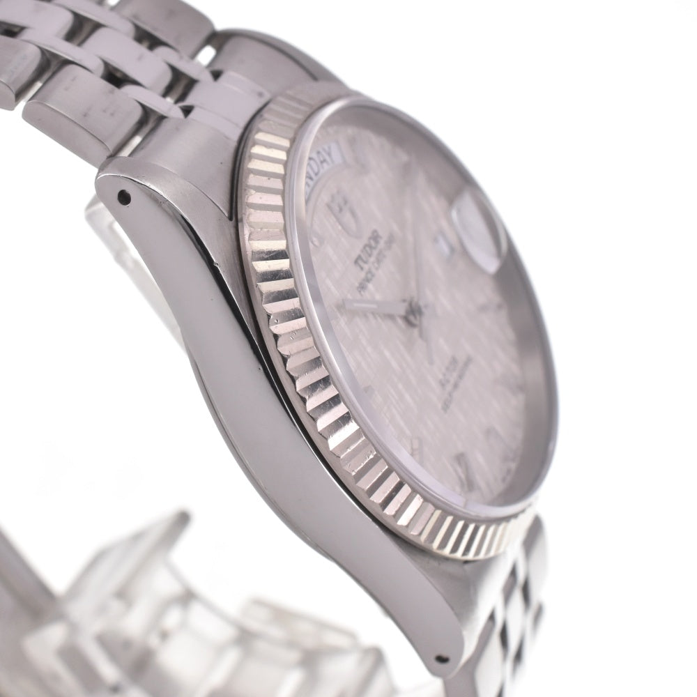 TUDOR Prince Day Date 76214 mosaic dial Silver Dial Automatic Men's
 Watch I#142462