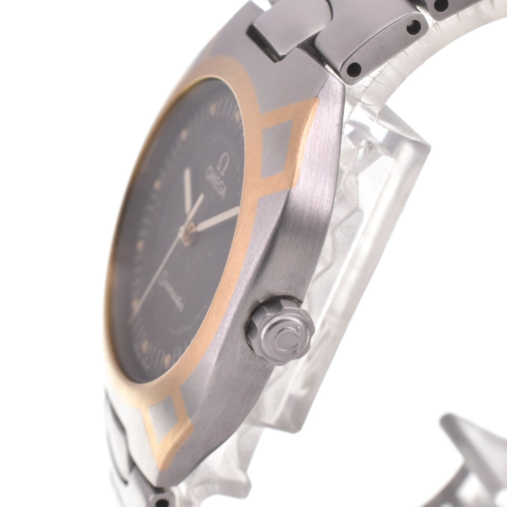 OMEGA Seamaster Polaris Date Stainless Steel / K18YG gray Dial Quartz Men's
 Watch I#142466