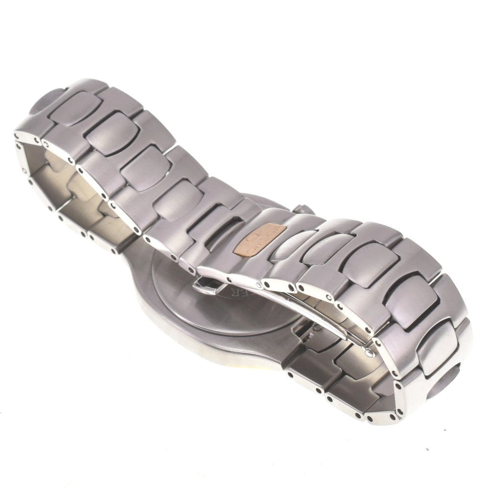 OMEGA Seamaster Polaris Date Stainless Steel / K18YG gray Dial Quartz Men's
 Watch I#142466