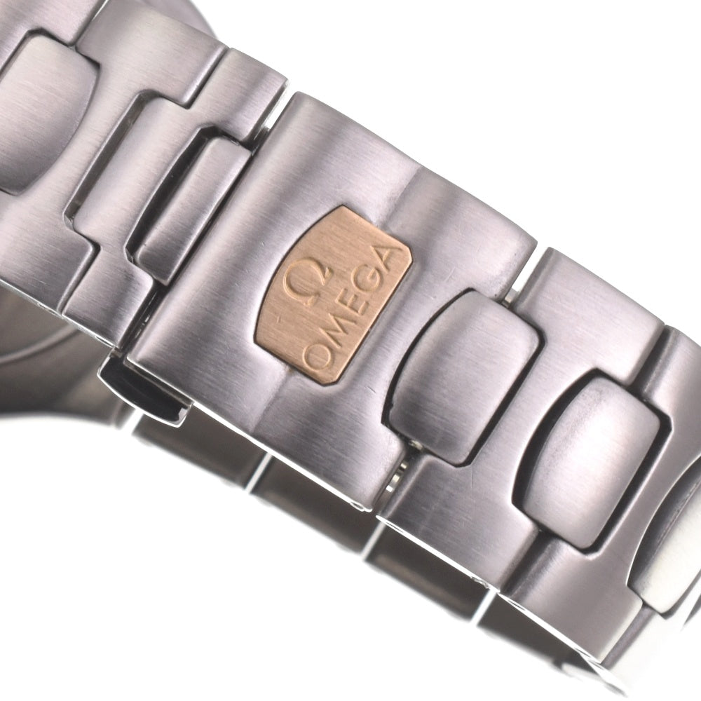 OMEGA Seamaster Polaris Date Stainless Steel / K18YG gray Dial Quartz Men's
 Watch I#142466