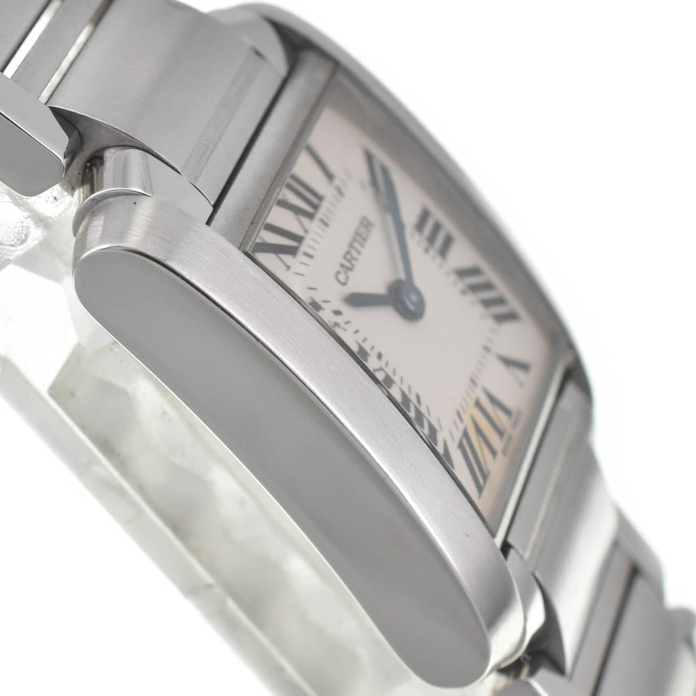 CARTIER Tank francaise SM W51008Q3 Ivory Dial Quartz Ladies
 Watch J#142467