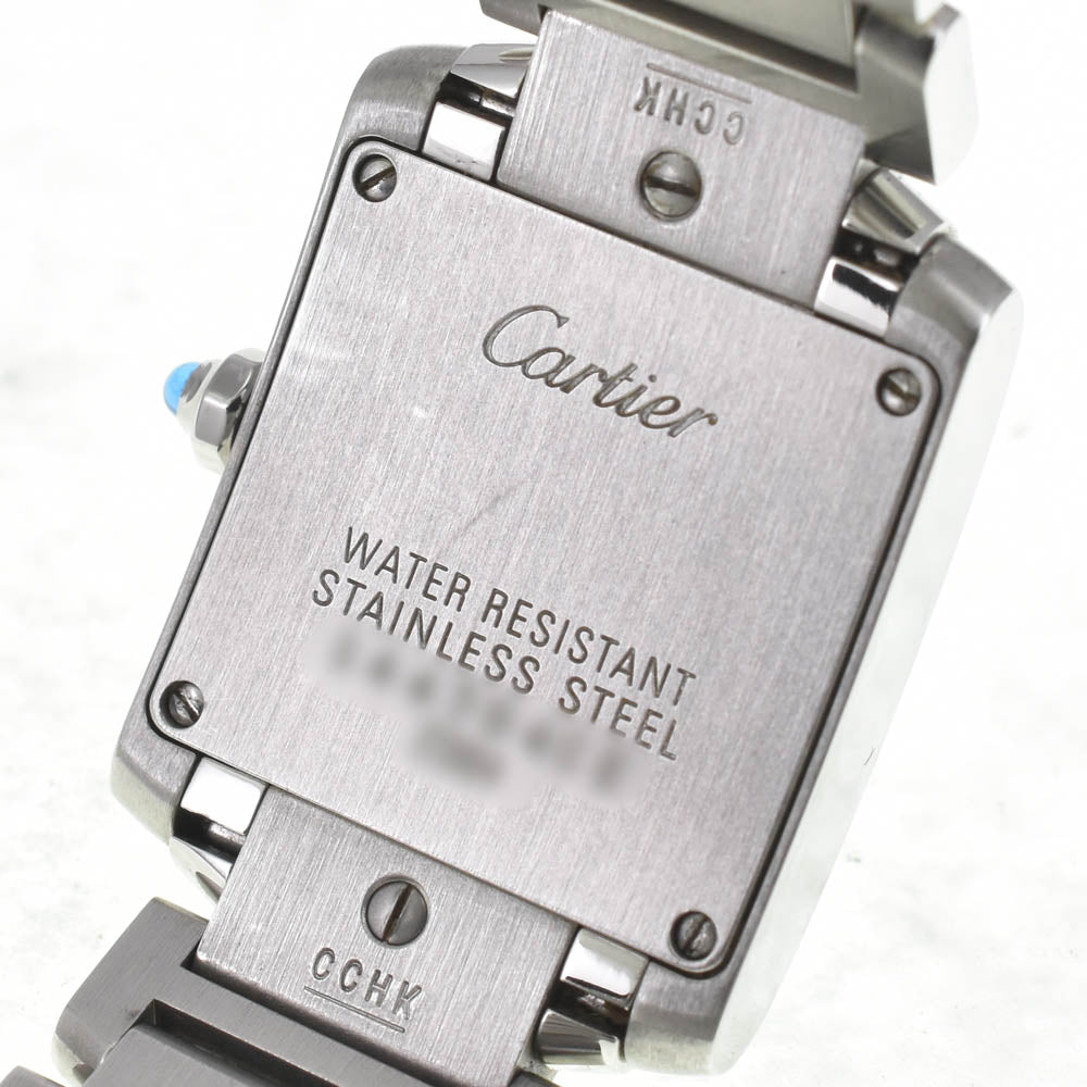 CARTIER Tank francaise SM W51008Q3 Ivory Dial Quartz Ladies
 Watch J#142467