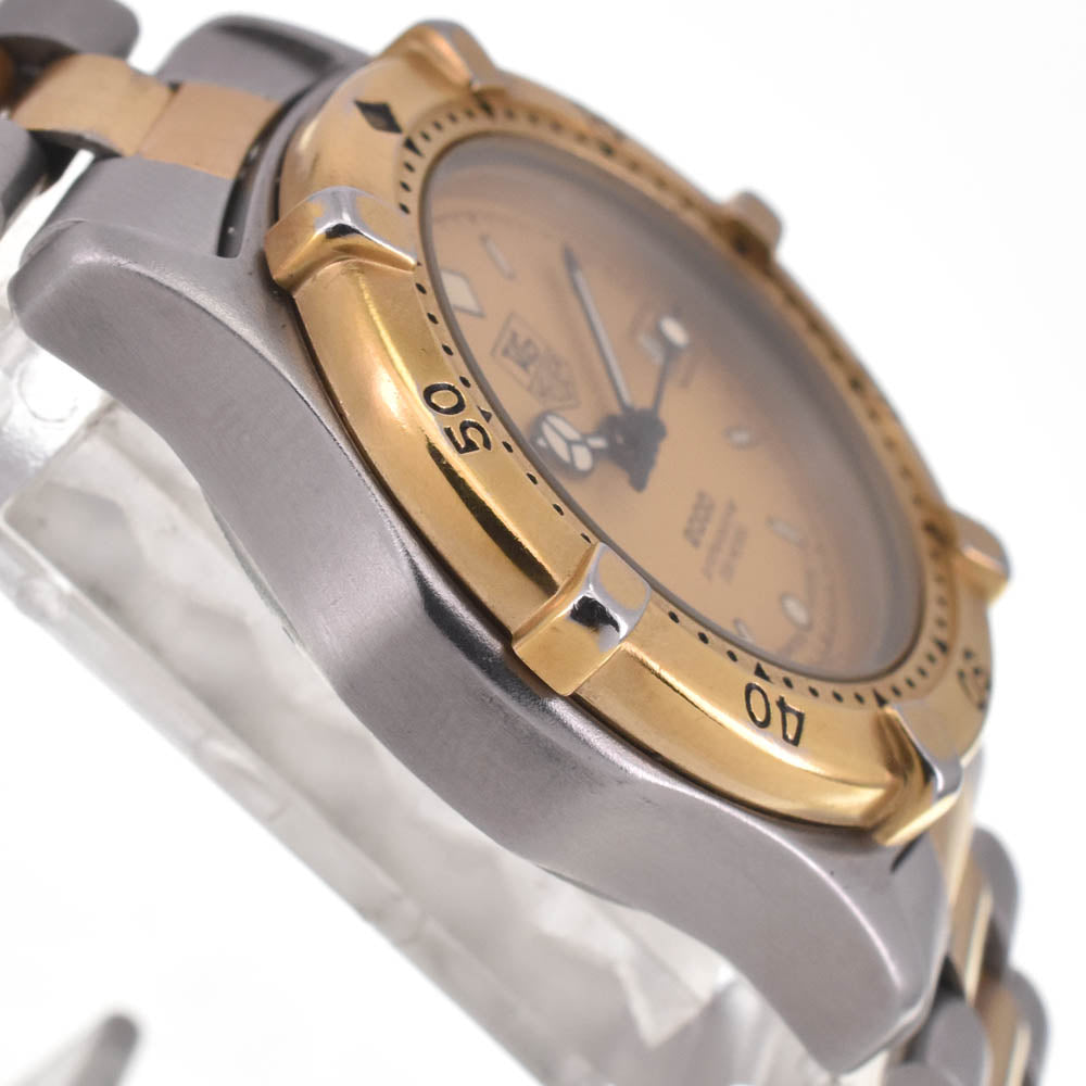 TAG HEUER 2000 964.008 Professional 200 m gold Dial Quartz Ladies
 Watch I#142470