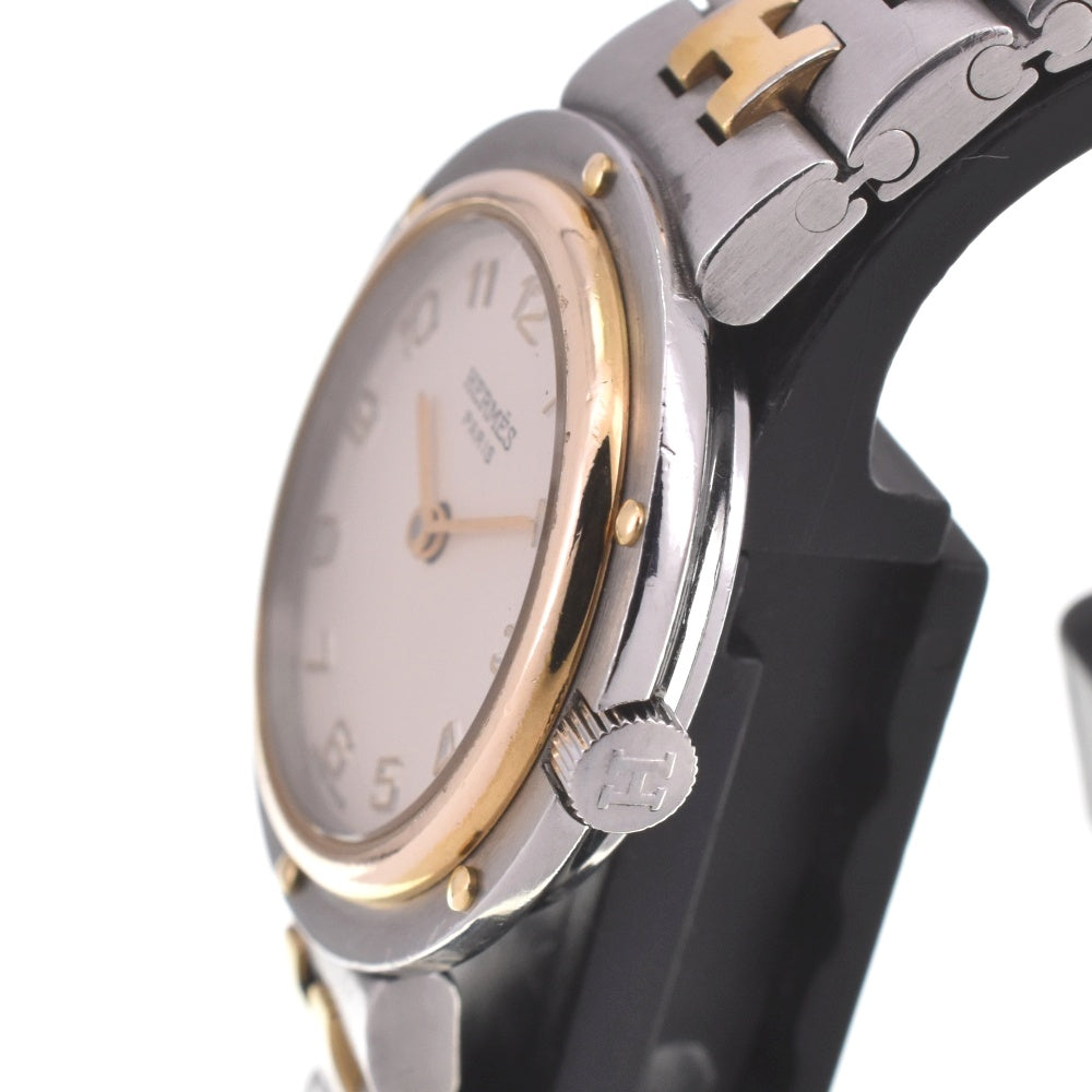 HERMES Olympia Stainless Steel/Gold Plated Ivory Dial Quartz Ladies
 Watch I#142473