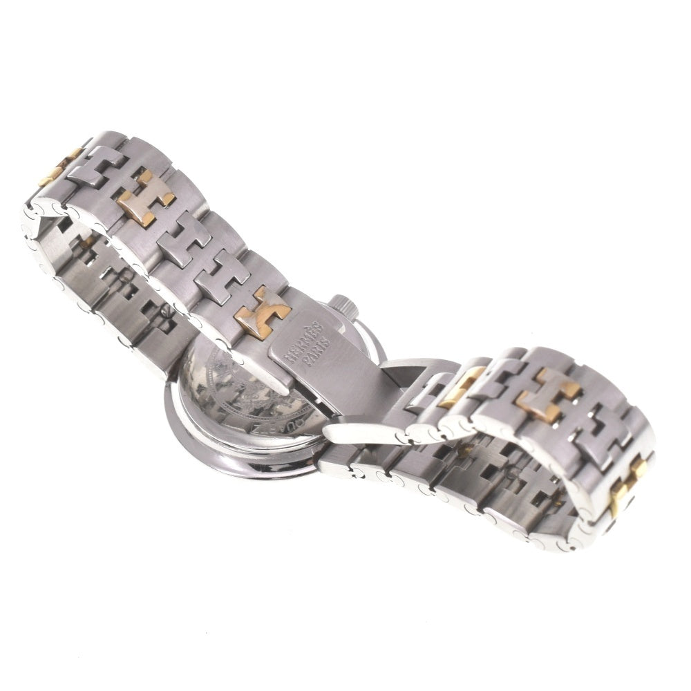 HERMES Olympia Stainless Steel/Gold Plated Ivory Dial Quartz Ladies
 Watch I#142473