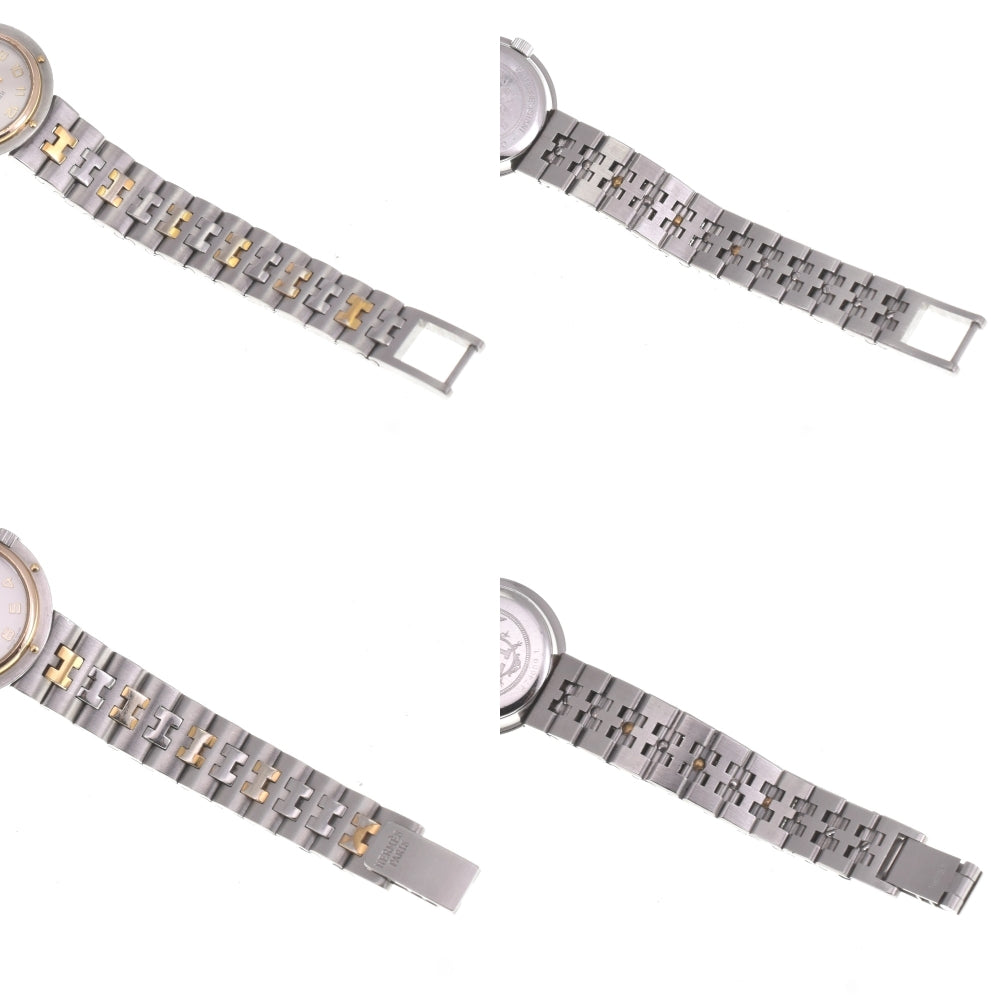 HERMES Olympia Stainless Steel/Gold Plated Ivory Dial Quartz Ladies
 Watch I#142473