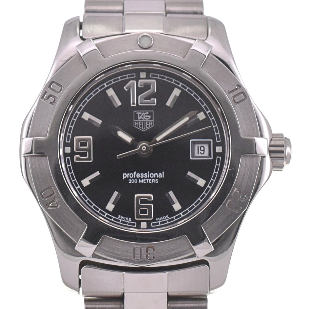 TAG HEUER Professional 200 WN1310 Date black Dial Quartz Ladies
 Watch J#142480