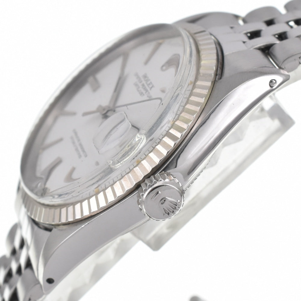 ROLEX DATEJUST 1601 vintage Cal.1570 white Dial Automatic Men's
 Watch Z#142486