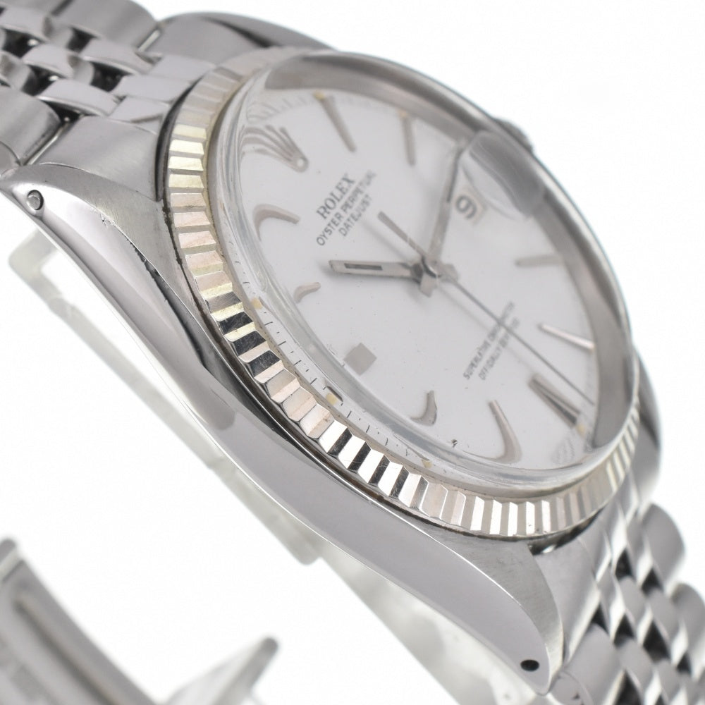 ROLEX DATEJUST 1601 vintage Cal.1570 white Dial Automatic Men's
 Watch Z#142486