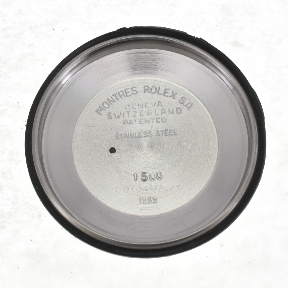 ROLEX Oyster perpetual date 1500 vintage Cal.1570 Silver Dial Automatic Men's
 Watch J#142487