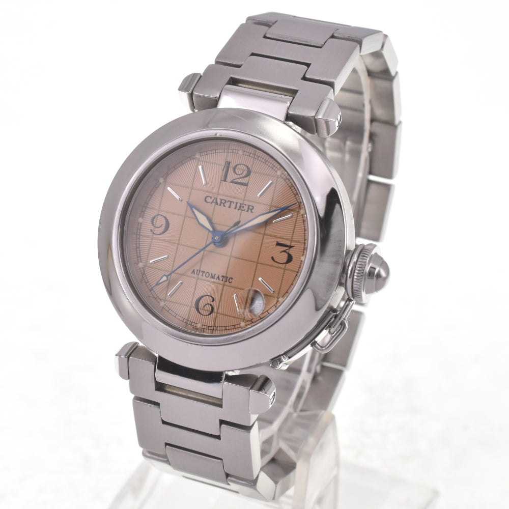 with paper CARTIER Pasha C W31024M7 Date Pink gold Dial Automatic Unisex
 Watch I#142491