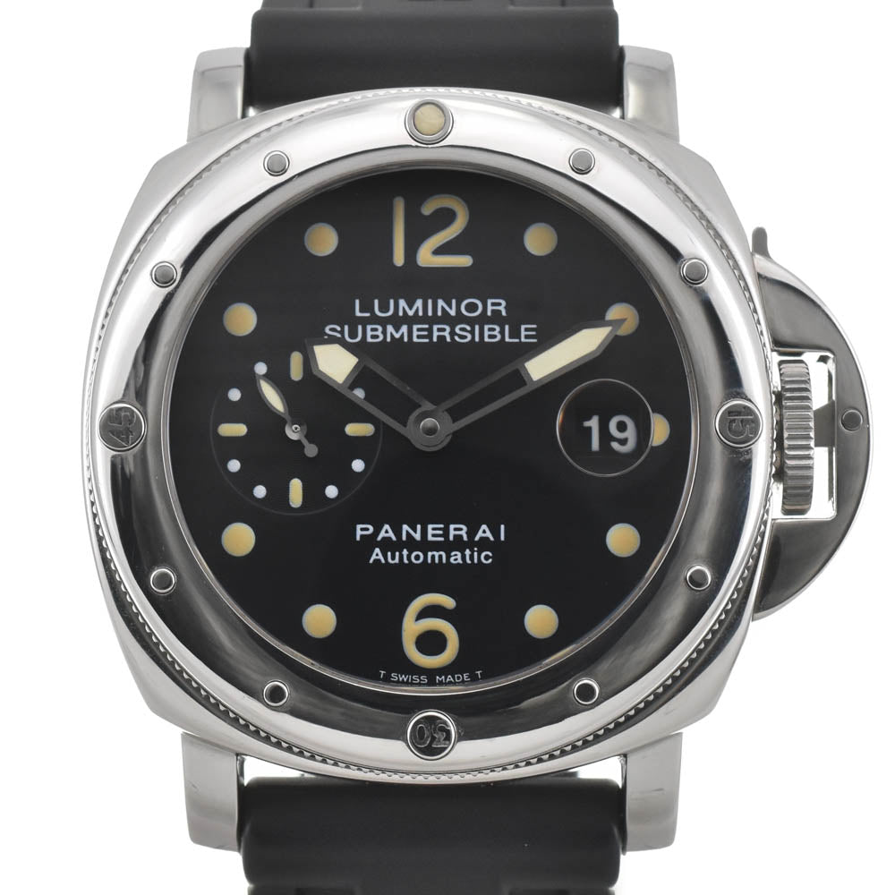 with paper PANERAI Luminor Submersible PAM00024 Initial specification Picasub black Dial Automatic Men's
 Watch J#142494